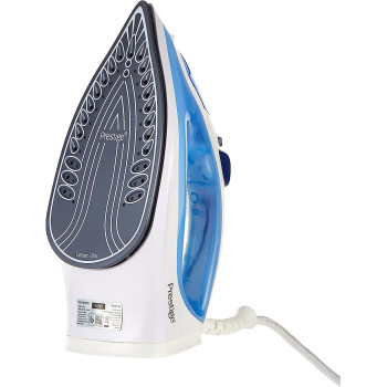 Prestige Steam Iron, Ceramic Soleplate, Steam 10G/Min, Water Tank 200 Ml, Blue