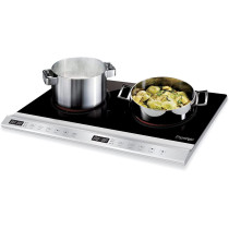 Prestige Double Infrared Cooktop 2800 Watts, 10 Preset Temp Control Option, 220-240V, 50-60Hz, Black