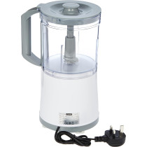 Prestige Chopper 500 Watts, Ice Crushing Function, Food Dicing Basket With Separate Blade, White