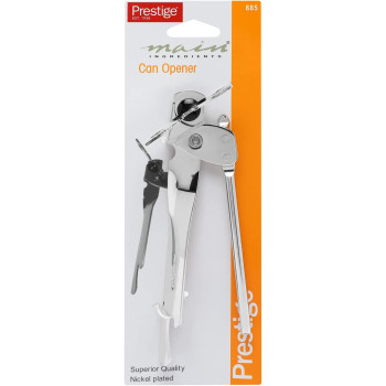 Prestige Butterfly Can Opener, Silver, W 21.8 X H 8.6 X D 5.2 Cm