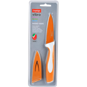 Prestige Vibro Paring Knife, 8.5 Cm, Orange