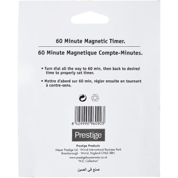 Prestige Magnetic Mechanical Timer, White
