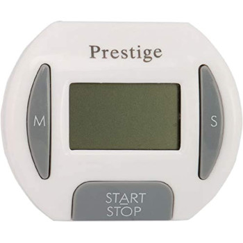 Prestige Pr9610 Digital Timer, White, 11.6 Cm X 14.4 Cm X 2.6 Cm