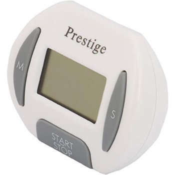Prestige Pr9610 Digital Timer, White, 11.6 Cm X 14.4 Cm X 2.6 Cm
