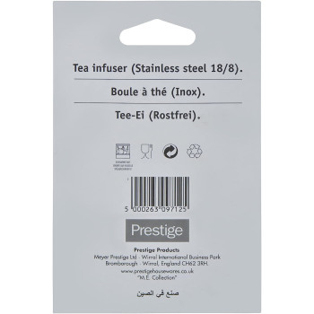 Prestige Drum Shape Tea Infuser, Silver