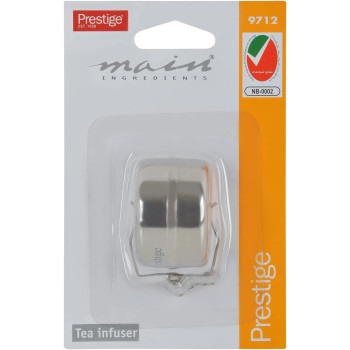 Prestige Drum Shape Tea Infuser, Silver