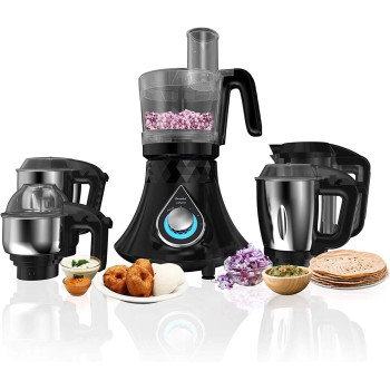 Preethi Cosmo Mixer Grinder, 750 Watts, Black