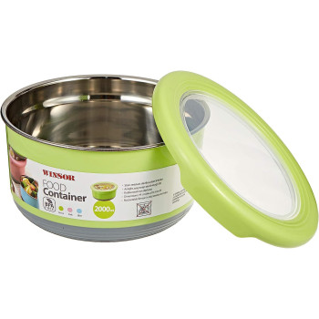 Winsor Stainless Steel Food Container - Green