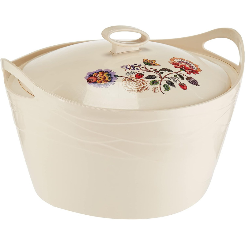 Winsor Flamingo Hotpot Casserole, Beige, 5000Ml, Whf5.0