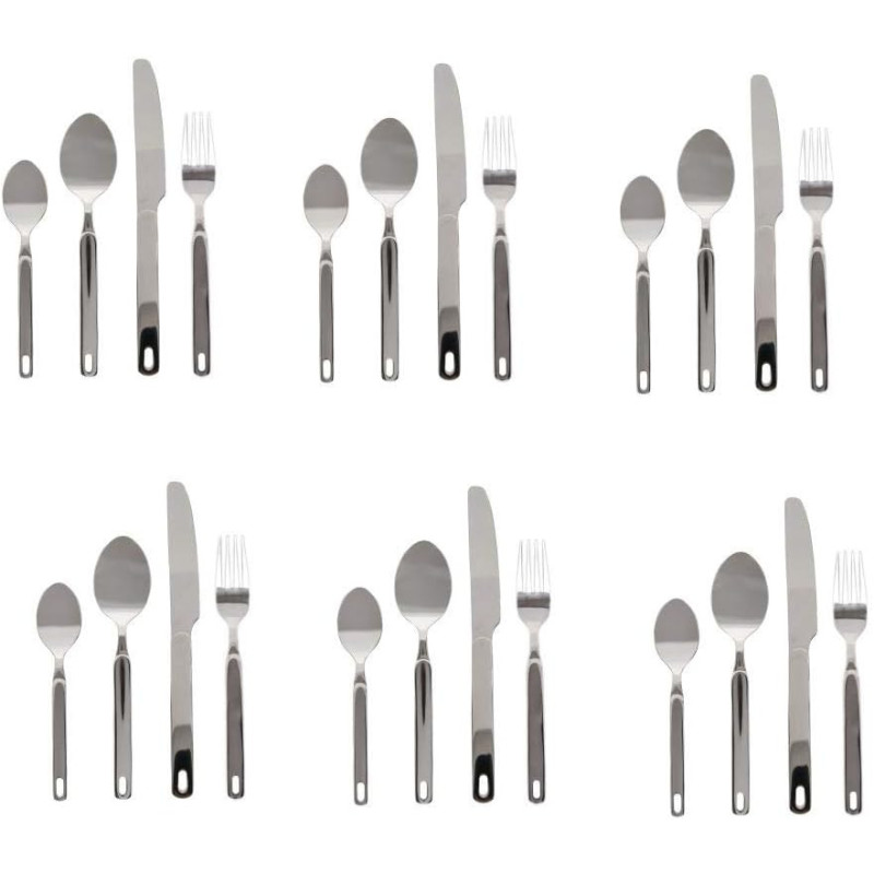 Winsor Stainless Steel Cutlery Set With Stand, 24 Pieces