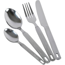 Winsor Stainless Steel Cutlery Set With Stand, 24 Pieces, Silver
