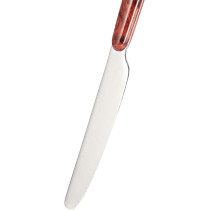 Winsor Stainless Steel Walnut Handle Dessert Knive,Silver