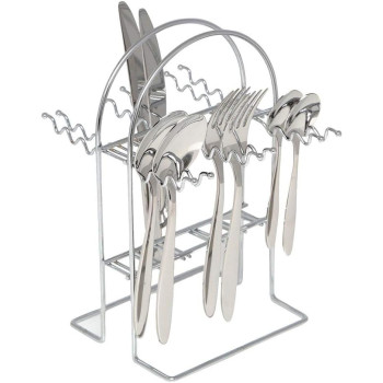 Winsor 24-Piece Stainless Steel Cutlery Set With Stand Wr3000-24