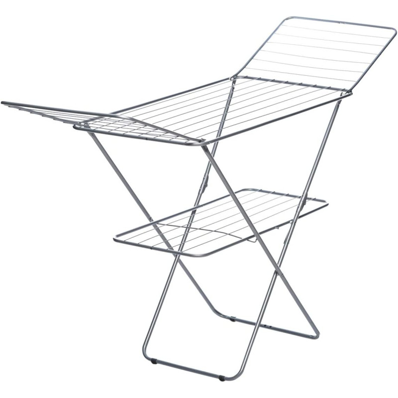 Winsor Double Layer Steel Clothes Dryer, Silver - 51118