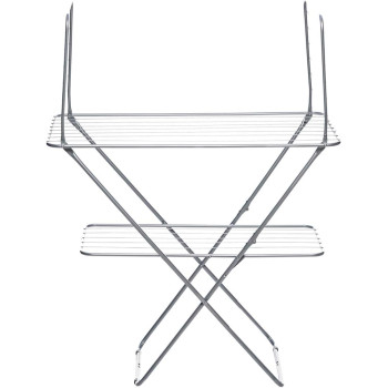 Winsor Double Layer Steel Clothes Dryer, Silver - 51118
