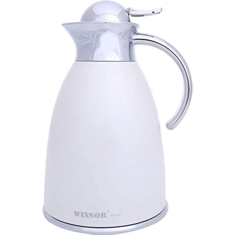 Winsor Stainless Steel Vacuum Flask, 0.6 Liter - Pearl [Wr51231P]