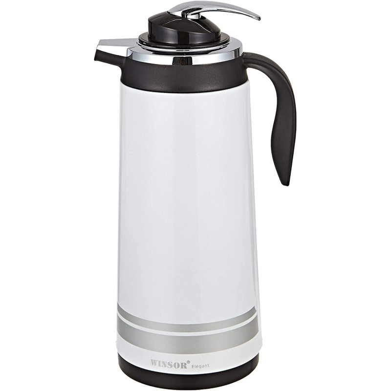 Winsor Elegant 1 Liter Vacuum Flask, White Wr51241W