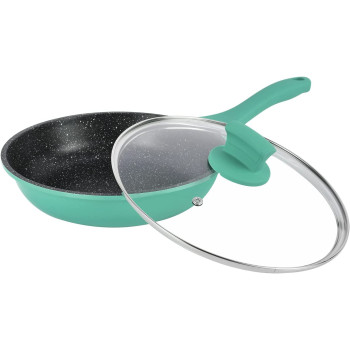 Winsor Cast Aluminium Granite Long Lasting Cookware, 9 Pieces, Green