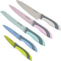 Winsor Non Stick Knife Set, 6 Pieces, Multicolour