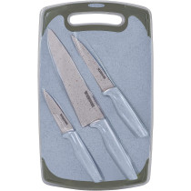 Winsor Cutting Board Knife Set, Blue