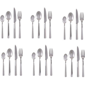 Winsor 24-Piece Stainless Steel Cutlery Set With Stand Wr7000-24