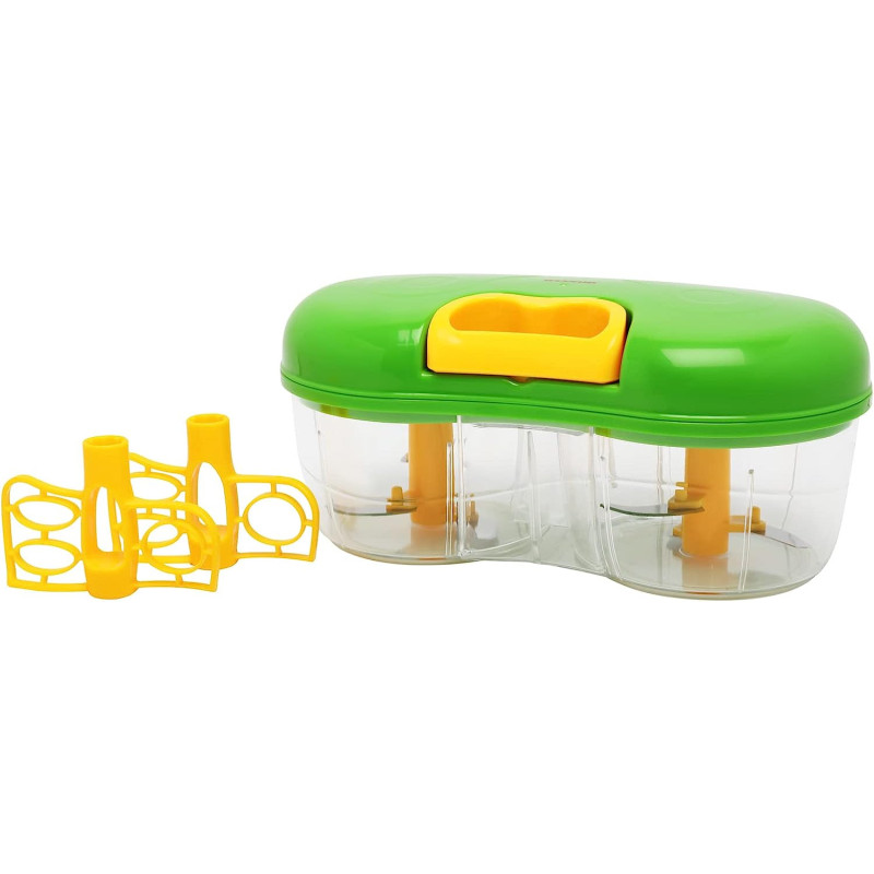Winsor Twin Onion Chopper, Green - 2 In 1 Manual Vegetable Chopper (Green)