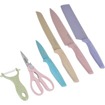 Winsor Non Stick Knife Set, 6 Pcs, Multicolour