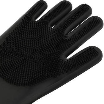 Winsor Silicone Scrubber Gloves, Multicolour