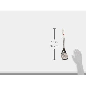 PRESTIGE Stainless Steel Slotted Turner, White - (PR53211)