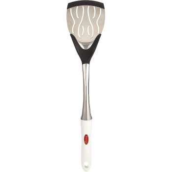 PRESTIGE Stainless Steel Slotted Turner, White - (PR53211)