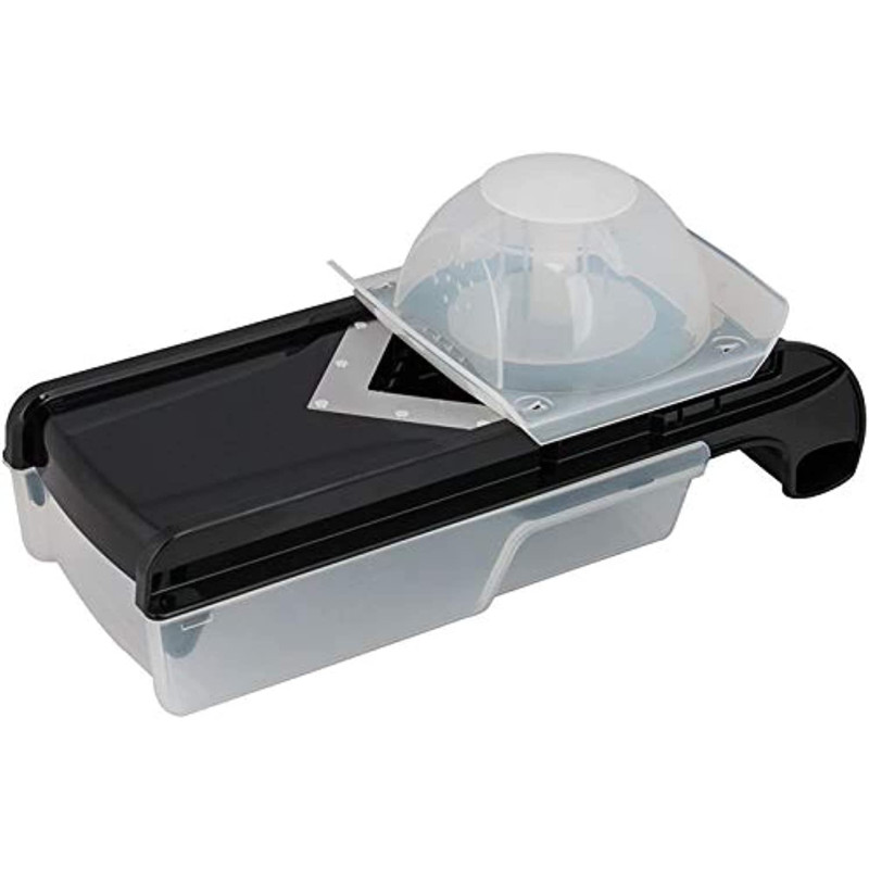 PRESTIGE 2724296582177 6 In 1 Mandolin Slicer, Black, W 35.6 X H 12.8 X D 8.2 Cm (PR53688)