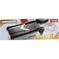 PRESTIGE 2724296582177 6 In 1 Mandolin Slicer, Black, W 35.6 X H 12.8 X D 8.2 Cm (PR53688)