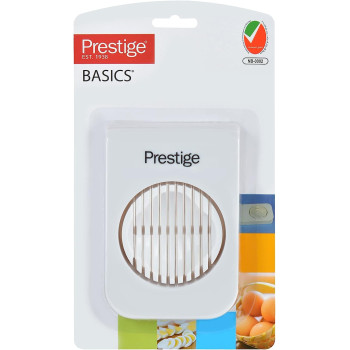 PRESTIGE Stainless Steel Egg Slicer, White (PR54041)