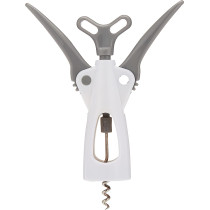 PRESTIGE Plastic Winged Corkscrew Opener, White - (PR54052)