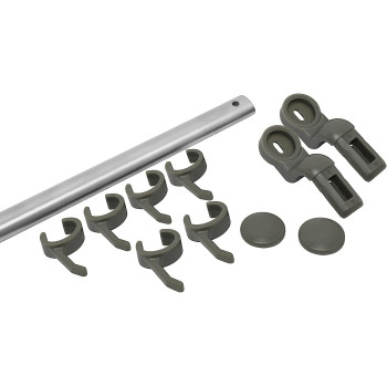 PRESTIGE Plastic Kitchen Tool Set With Rack, Set Of 6-Piece, Black (PR54112)