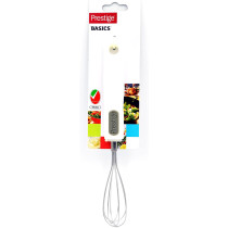 PRESTIGE Stainless Steel Mini Whisk, White (PR54117)