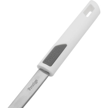 PRESTIGE Stainless Steel, Nylon Slotted Spatula Turner, Non Stick With Easy Grip Big Hanle, Good For Omlette, Fish And Pancake Flipper (PR54411)