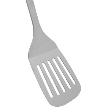 PRESTIGE Stainless Steel, Nylon Slotted Spatula Turner, Non Stick With Easy Grip Big Hanle, Good For Omlette, Fish And Pancake Flipper (PR54411)