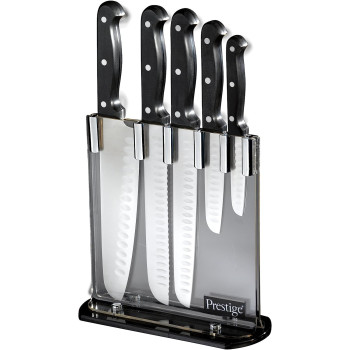 PRESTIGE 54415 - 5 Serrated Utility Pointless Knives (PR54415)