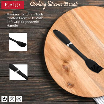 PRESTIGE Nylon Pastry Brush, Black (PR54639)