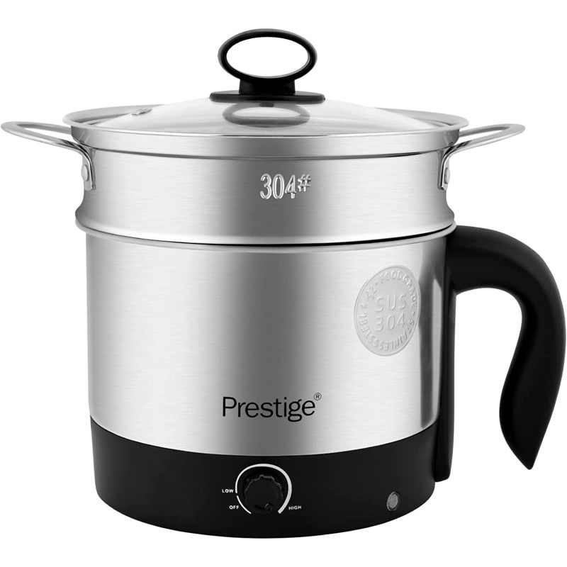 PRESTIGE Multi Purpose Kettle, 600 W, 1.2 L, Silver (PR54935)