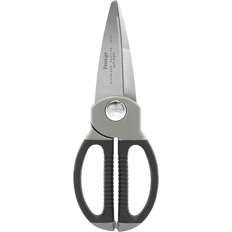 PRESTIGE Kitchen Scissors, Silver & Gray (PR55180)