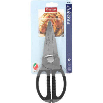 PRESTIGE Kitchen Scissors, Silver & Gray (PR55180)