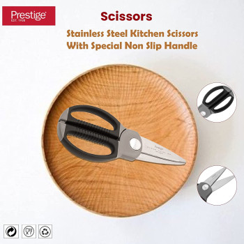 PRESTIGE Poultry Scissors Silver & Gray (PR55181)