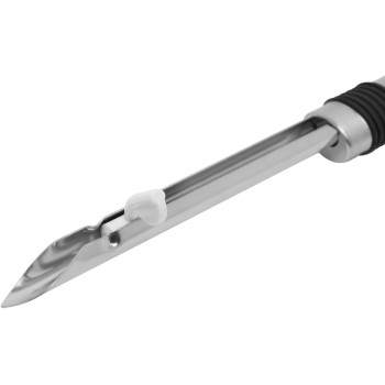 PRESTIGE Eco Kusa Peeler With Larding Pin, Silver, Stainless Steel (PR55825)