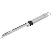 PRESTIGE Eco Kusa Peeler With Larding Pin, Silver, Stainless Steel (PR55825)