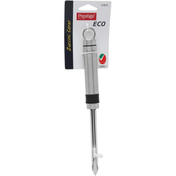 PRESTIGE Eco Kusa Peeler With Larding Pin, Silver, Stainless Steel (PR55825)
