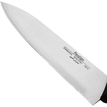 PRESTIGE Chef'S Knife - Abs Handle, Black, Stainless Steel Material (PR56004)
