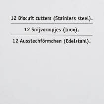 PRESTIGE Biscuit Cutter Set Of 12 Piece Pr5685, Silver, 156 Grams, Stainless Steel (PR5685)