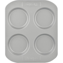 PRESTIGE Yorkshire Pudding Tin, 4 Cup, Grey (PR57126)